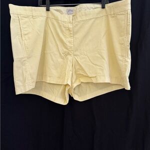 J. Crew Yellow Women's Shorts